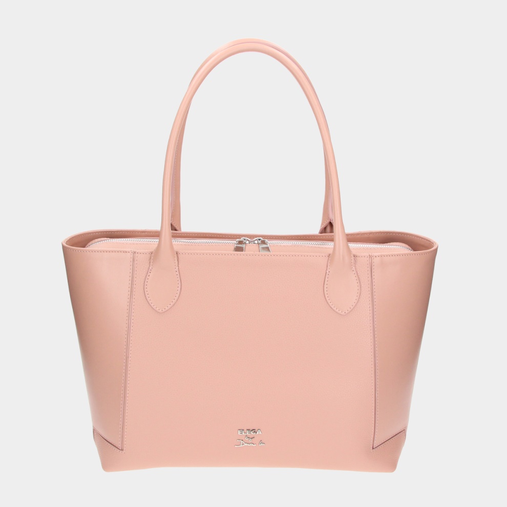 Shopper kabelka Bassotto béžová/stříbro